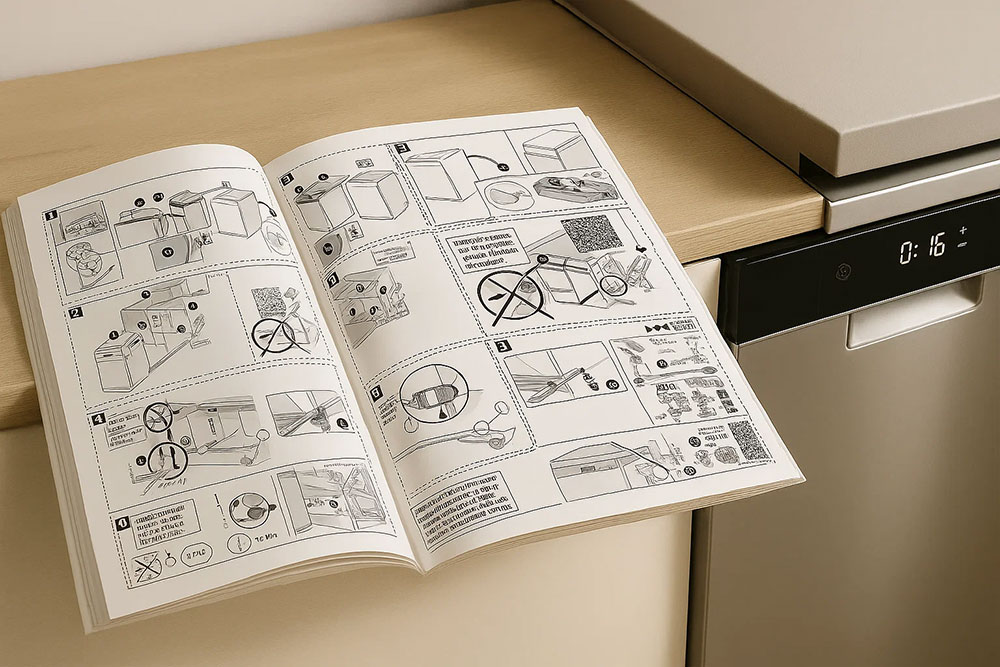Sổ hướng dẫn sử dụng máy rửa bát Bosch