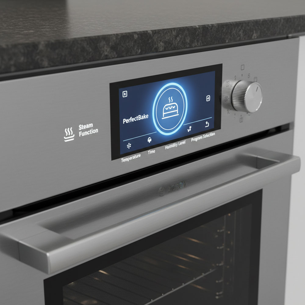 Chức năng PerfectBake và Steam của lò Bosch