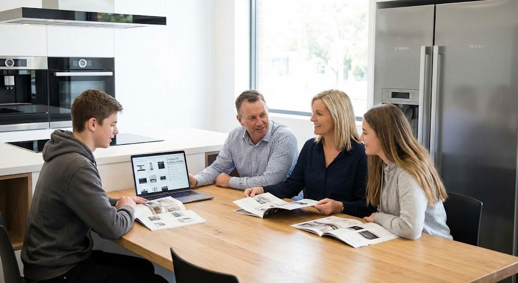 Gia đình lên kế hoạch mua sắm thiết bị bếp phù hợp nhu cầu sử dụng