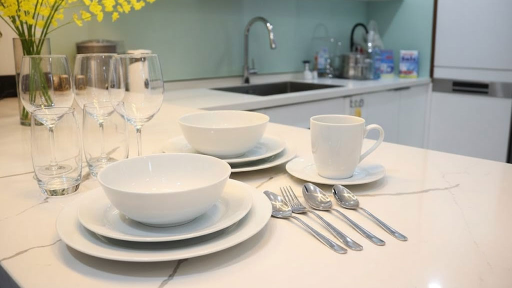 Chén bát sáng bóng sau khi sử dụng sản phẩm của Largo