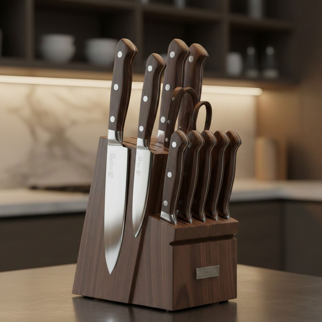 Bộ dao bếp cao cấp không nên cho vào máy rửa bát