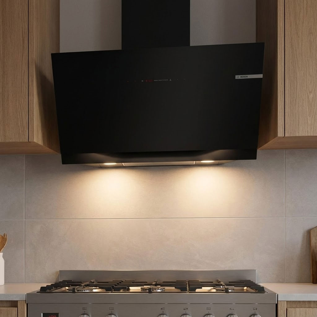 Máy hút mùi bếp hiện đại gắn trên tường