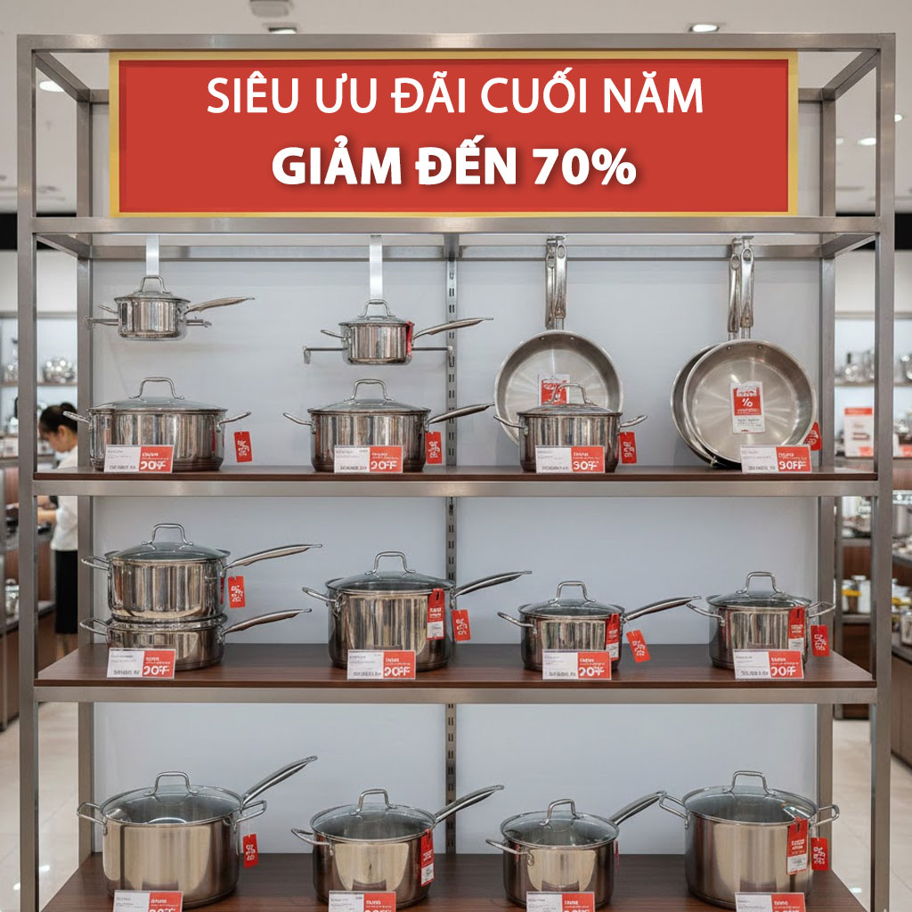 giá nồi chảo giảm giá dịp cuối năm