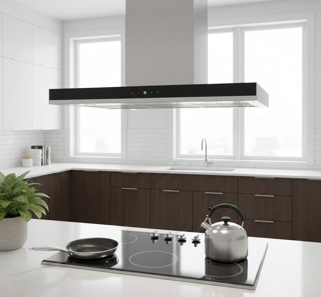 Máy hút mùi châu Âu kiểu dáng sang trọng treo tường