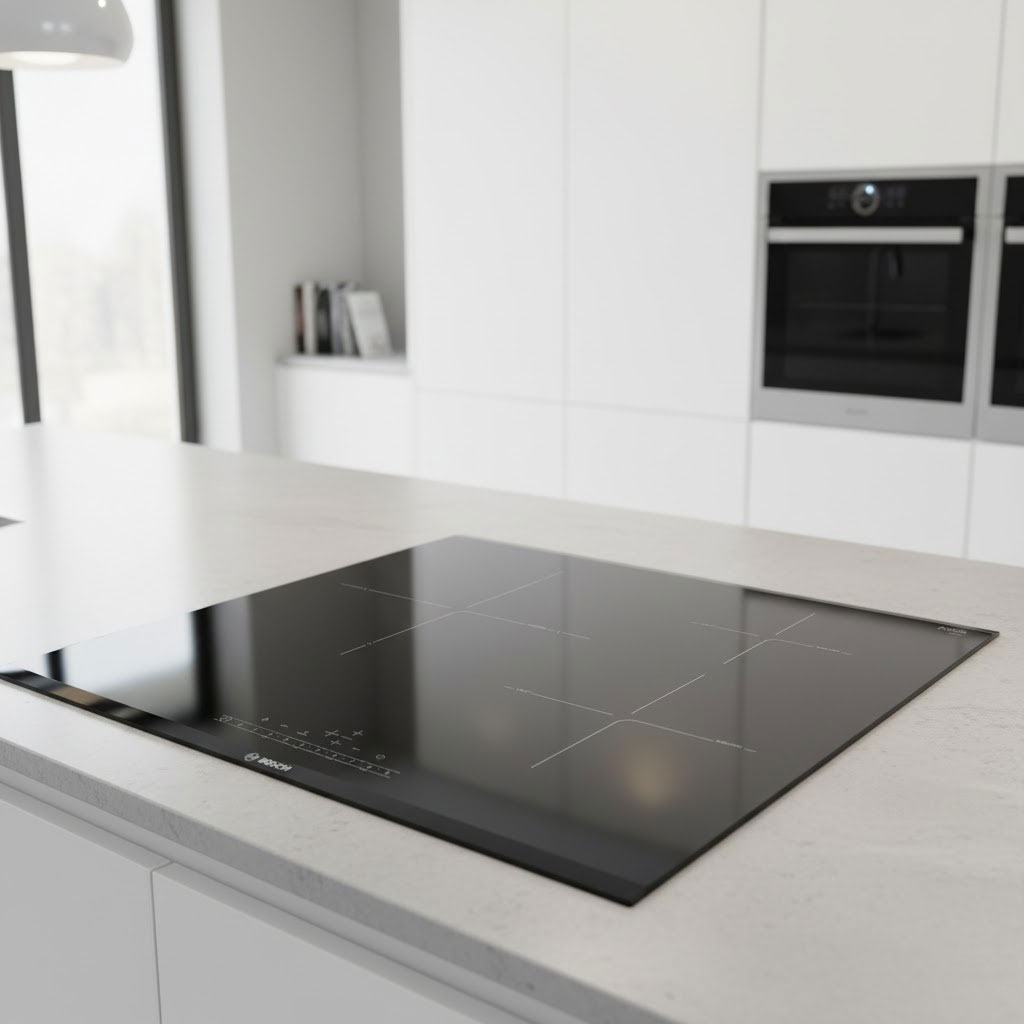 Mặt kính Schott Ceran sáng bóng, chịu nhiệt cao, thiết kế sang trọng