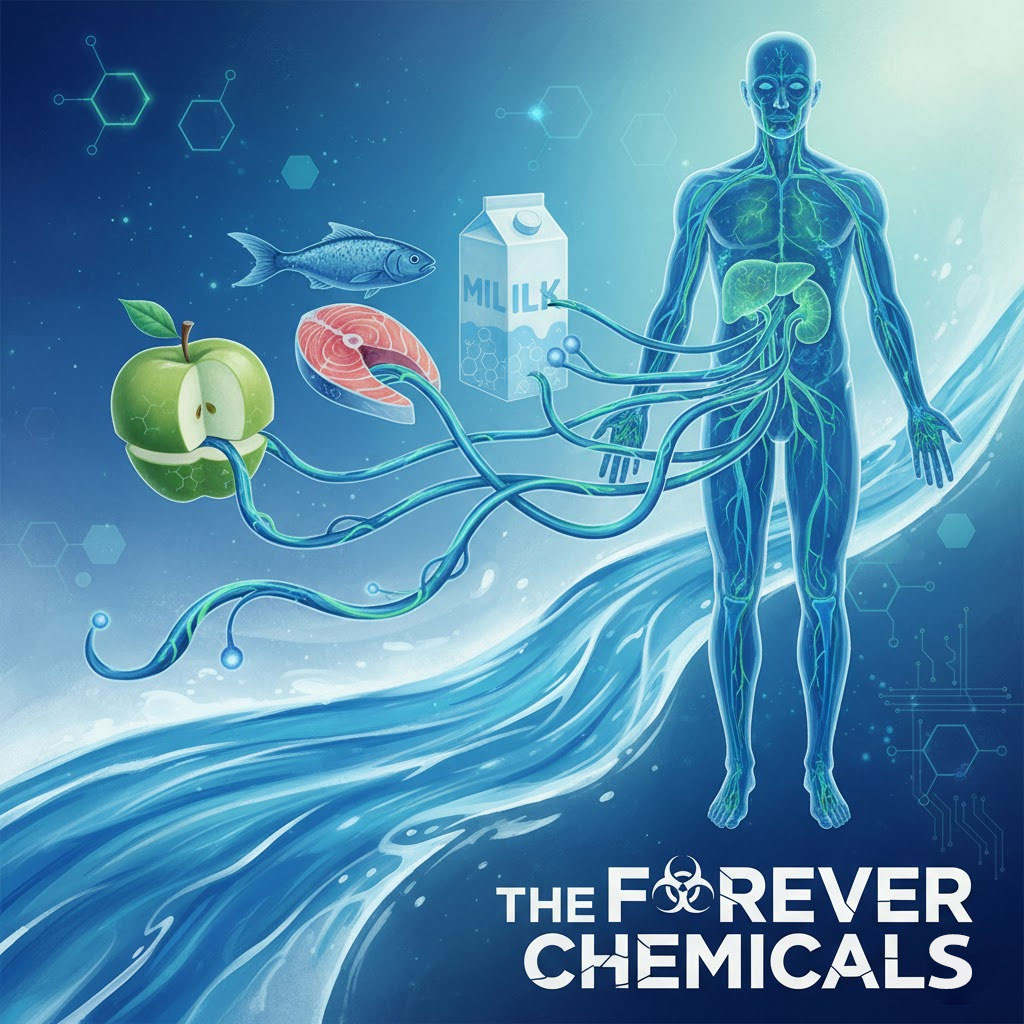 Phân tử PFAS len lỏi qua nước và thực phẩm