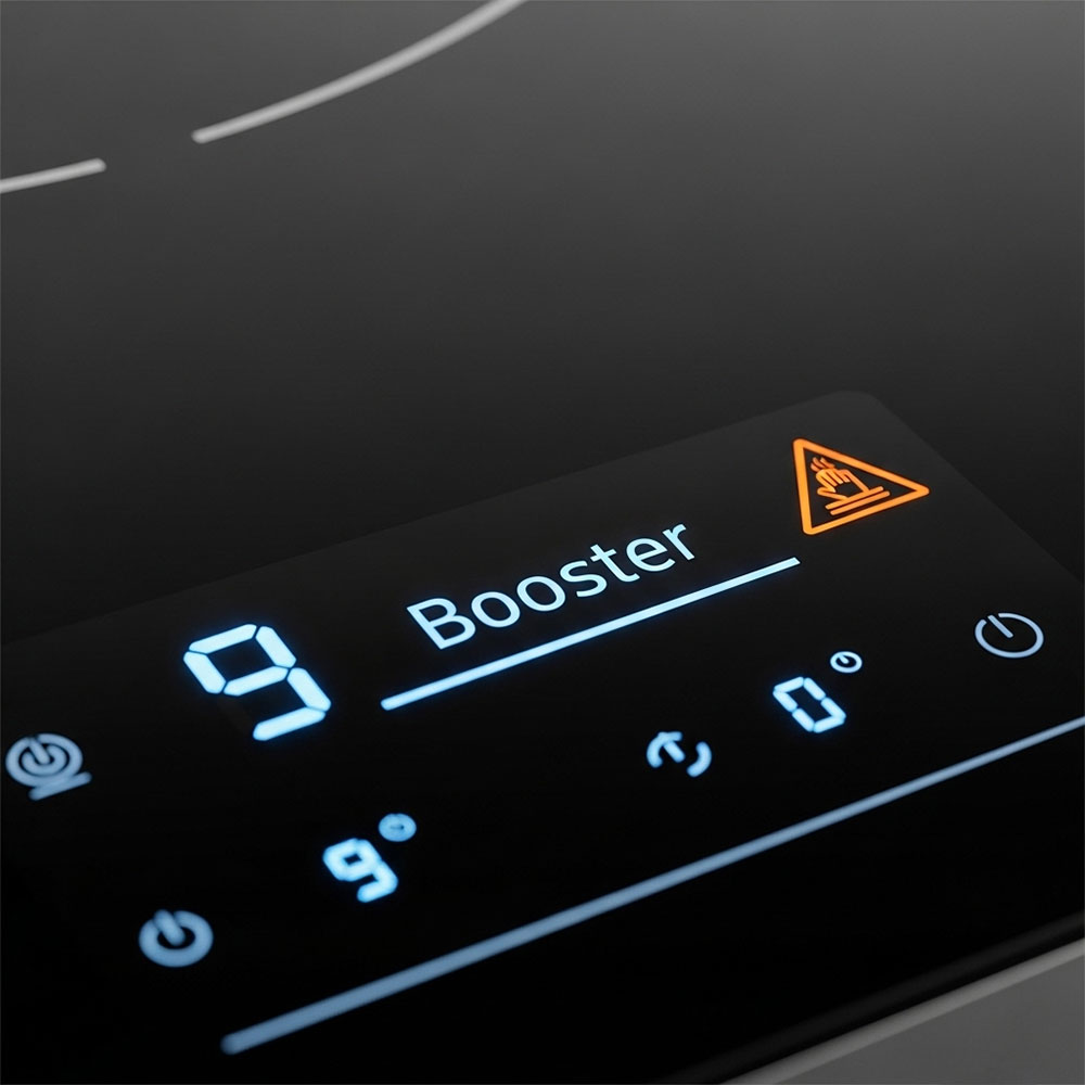Hiển thị Booster và biểu tượng cảnh báo nhiệt dư trên bảng điều khiển kỹ thuật số