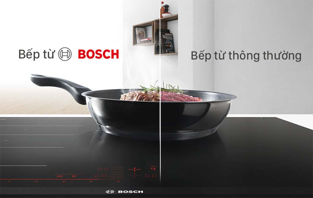 Tính năng PowerBoost giúp gia nhiệt nhanh gấp đôi, tiết kiệm thời gian nấu