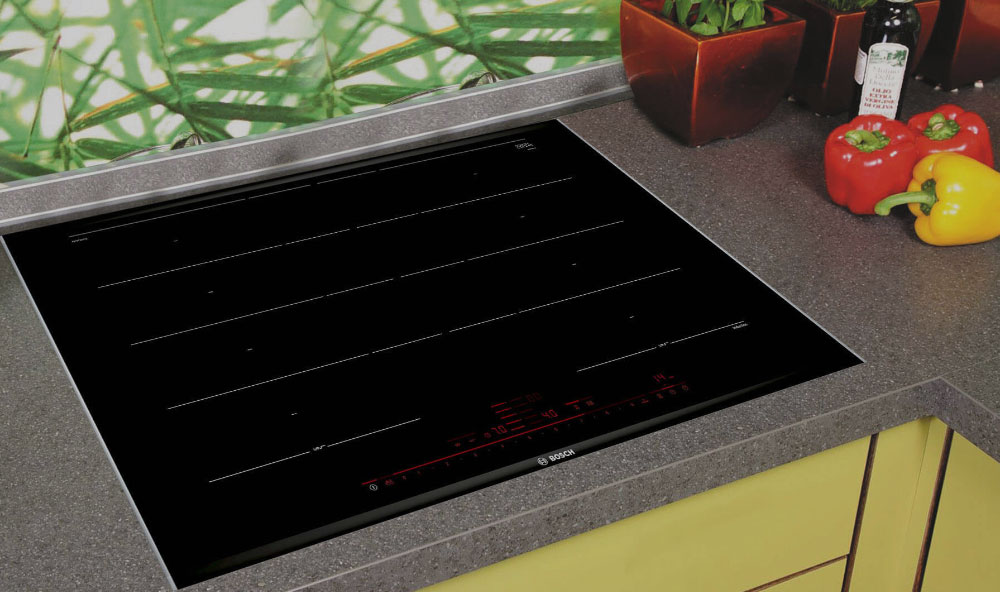 Bếp từ đa điểm Bosch với công nghệ vùng nấu linh hoạt - Flexinduction Zone