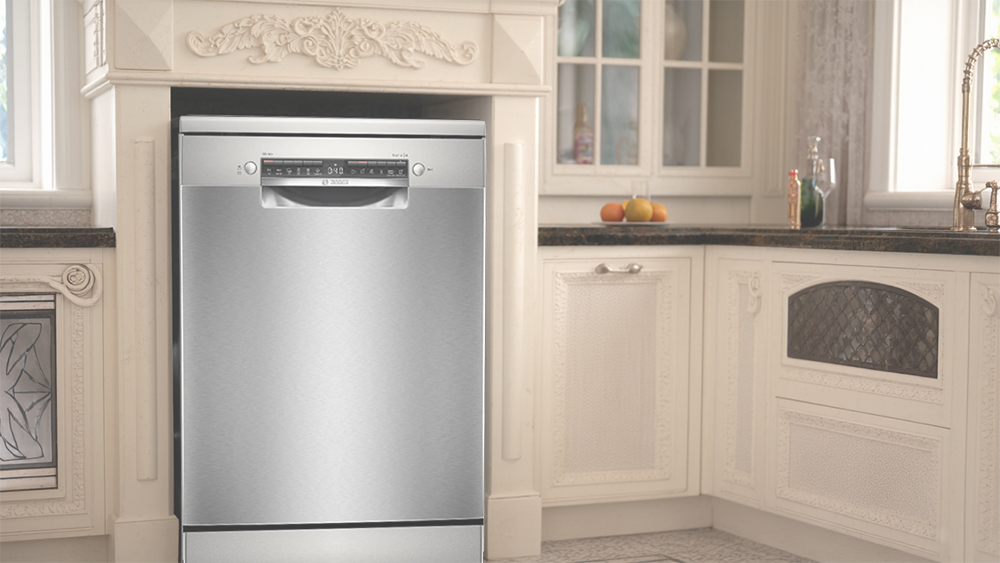 Máy Rửa Chén Độc Lập Bosch SMS4EVI04E Series 4 – Giải Pháp Tiết Kiệm Nước Tối Ưu