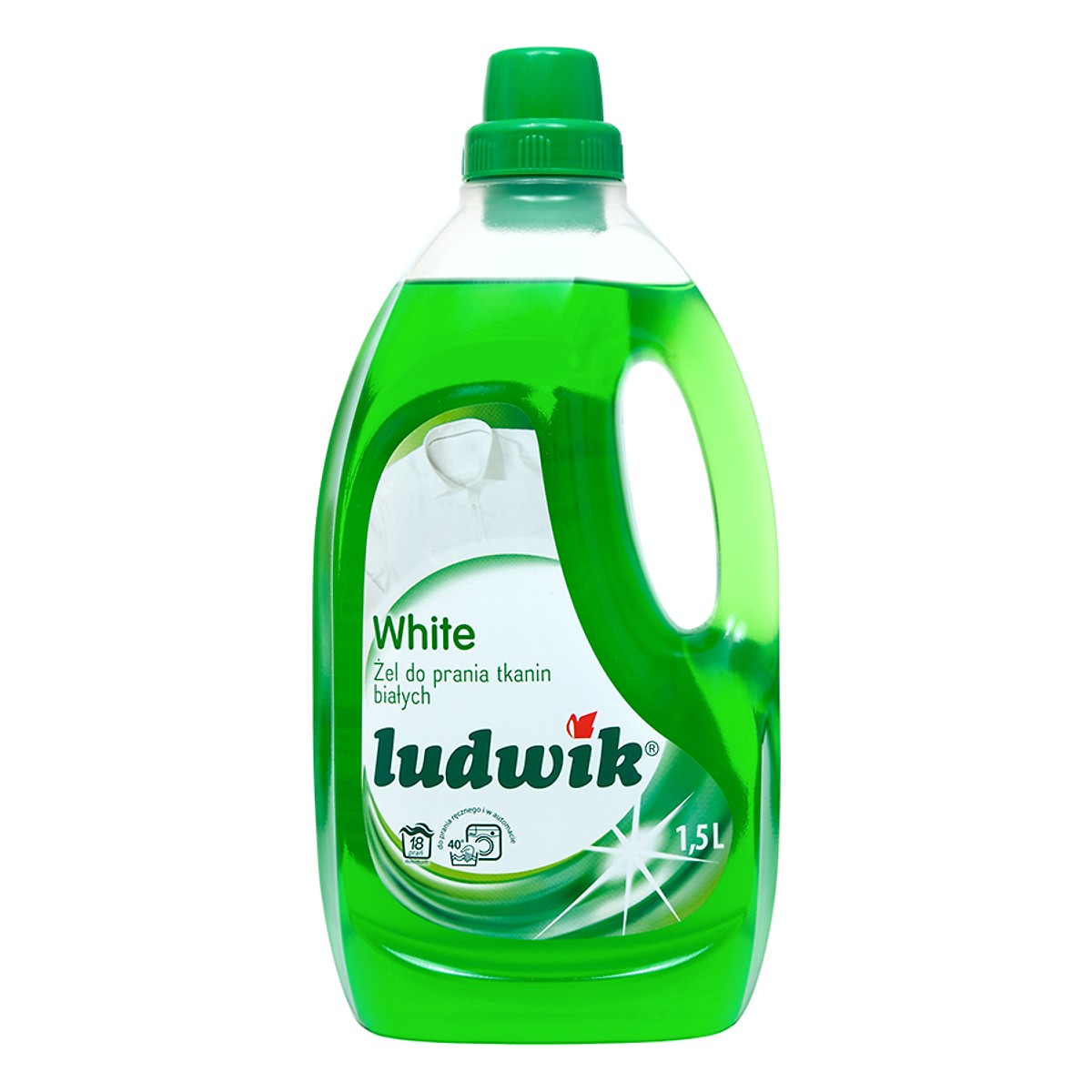 Nước giặt quần áo trắng Ludwik 1,5 lít